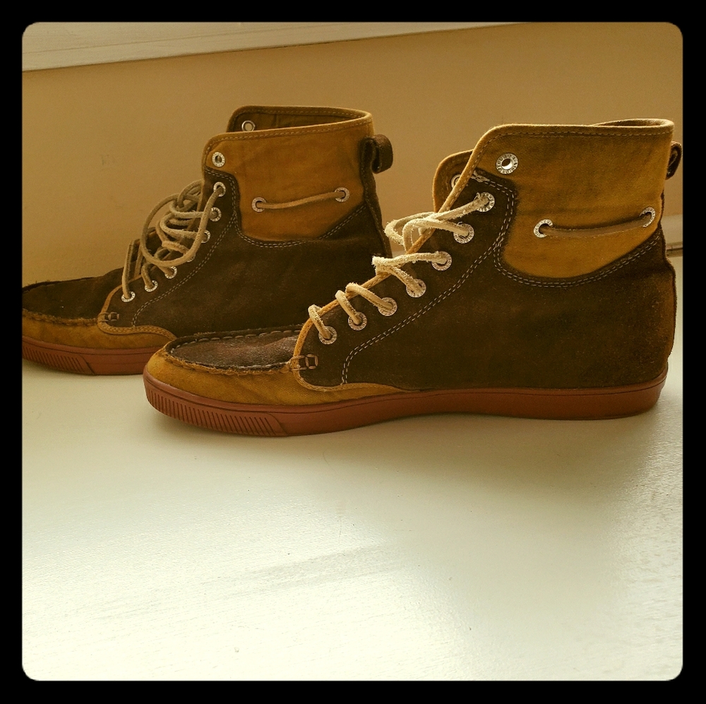 True Religion suede boots